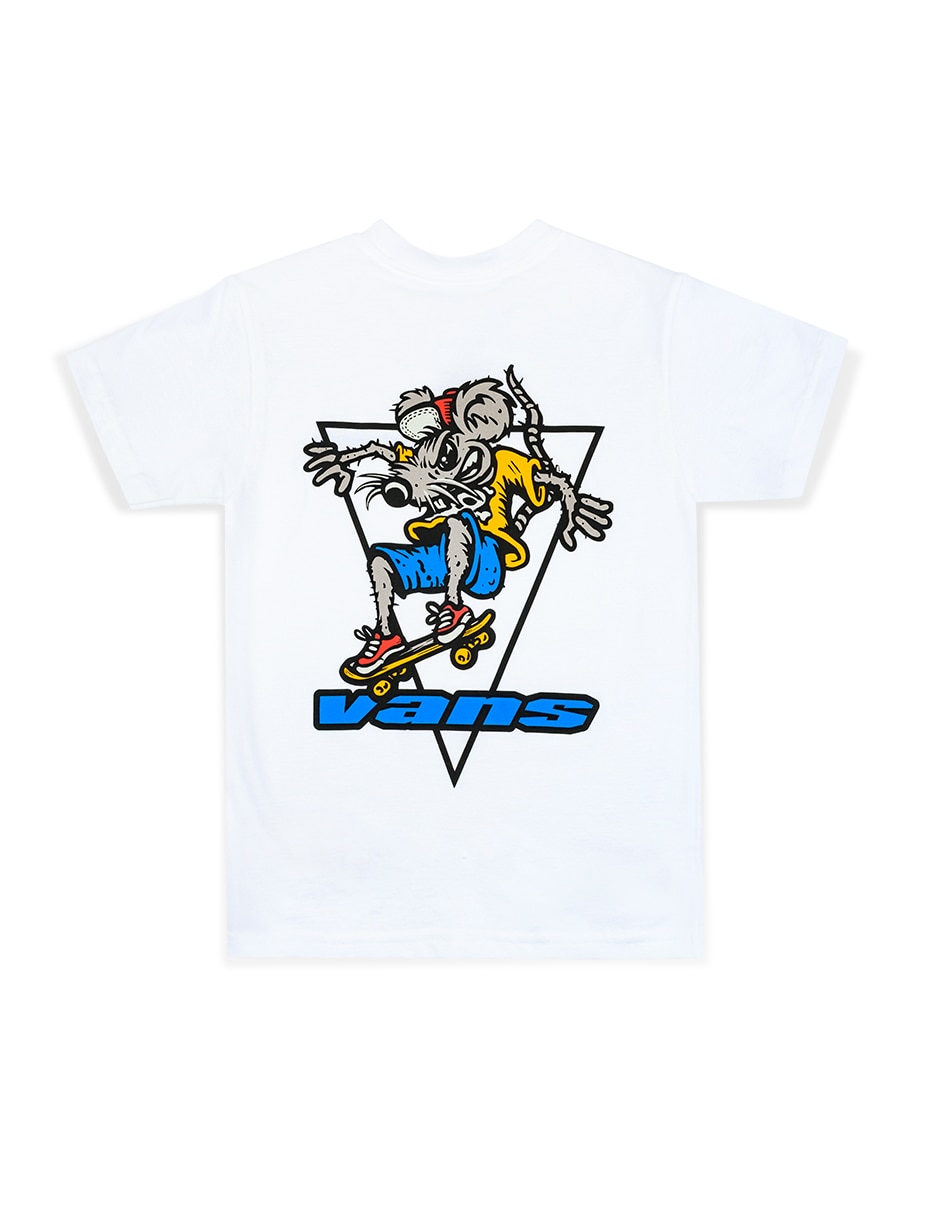 Playera Vans manga corta para niño
