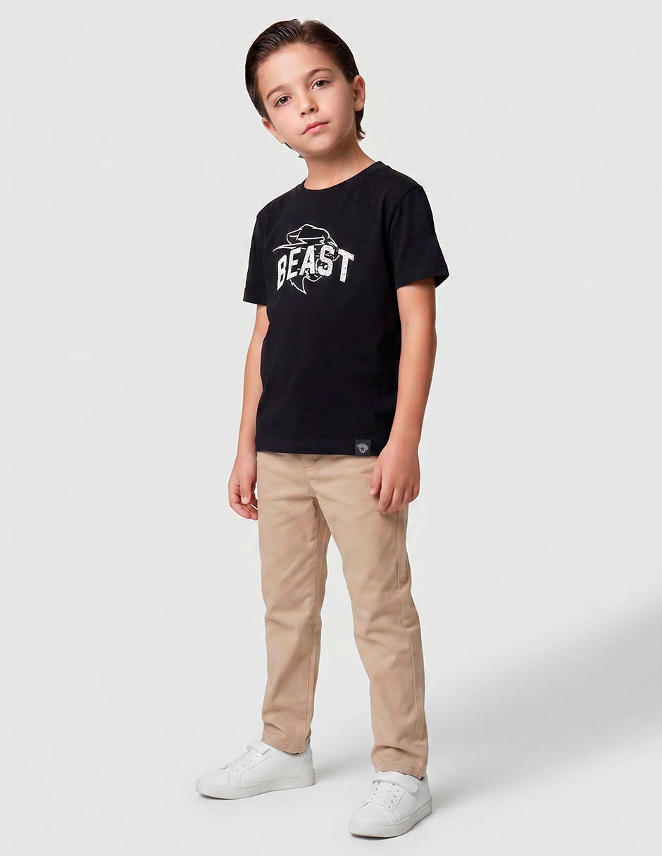 Playera manga corta para niño Playera manga corta para niño