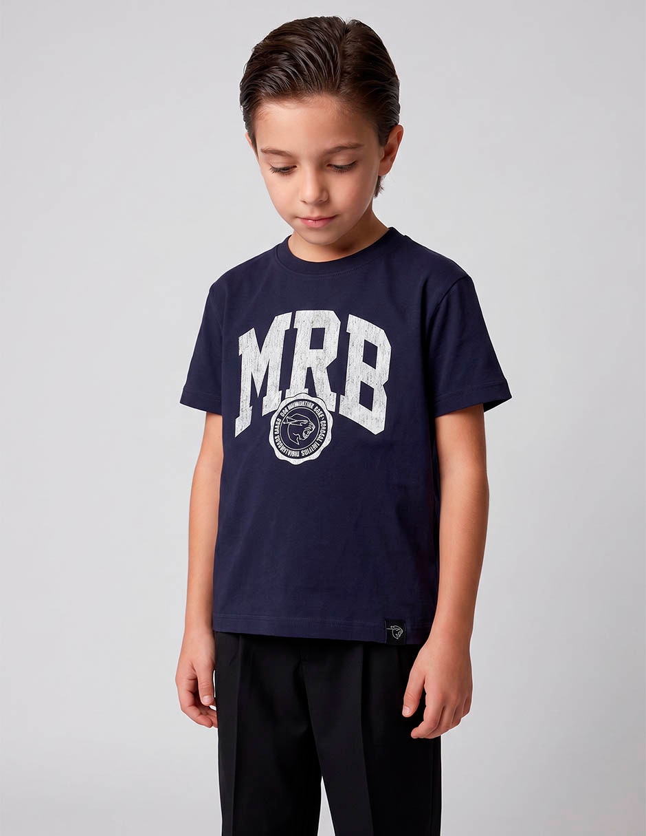 Playera manga corta para niño Playera manga corta para niño