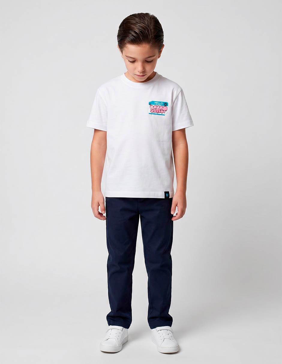 Playera manga corta para niño Playera manga corta para niño