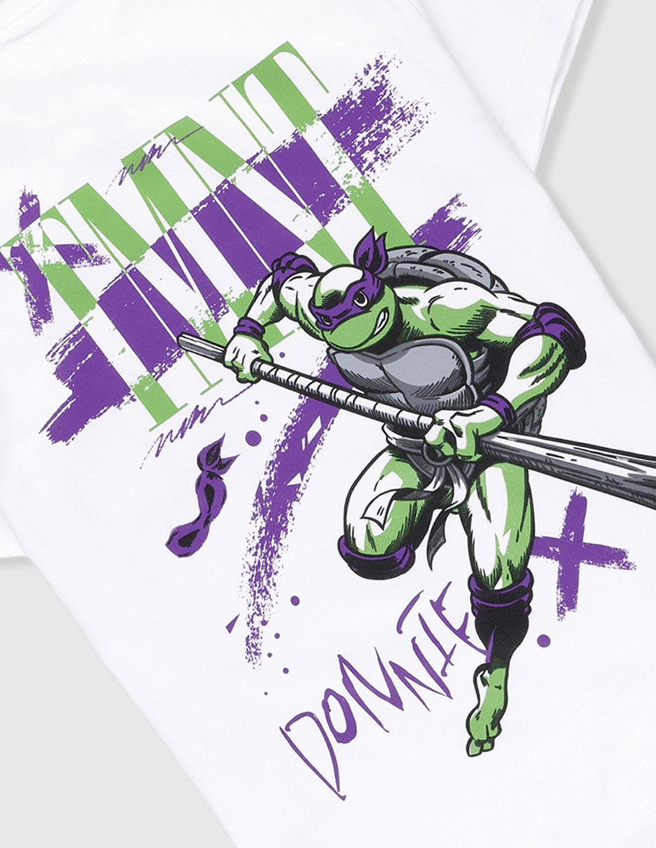 Playera Tortugas Ninja manga corta para niño