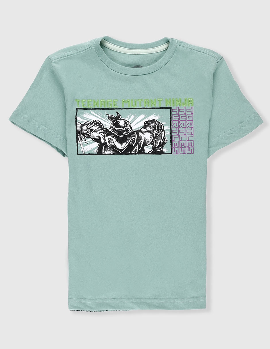 Playera Tortugas Ninja manga corta para niño Playera Tortugas Ninja manga corta para niño