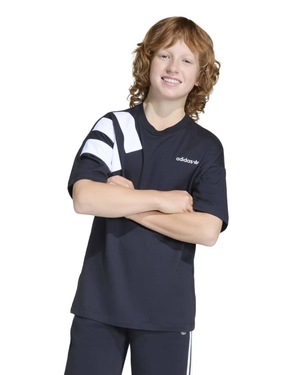 Playera Adidas Originals Lo Blocked Tee manga corta para niño
