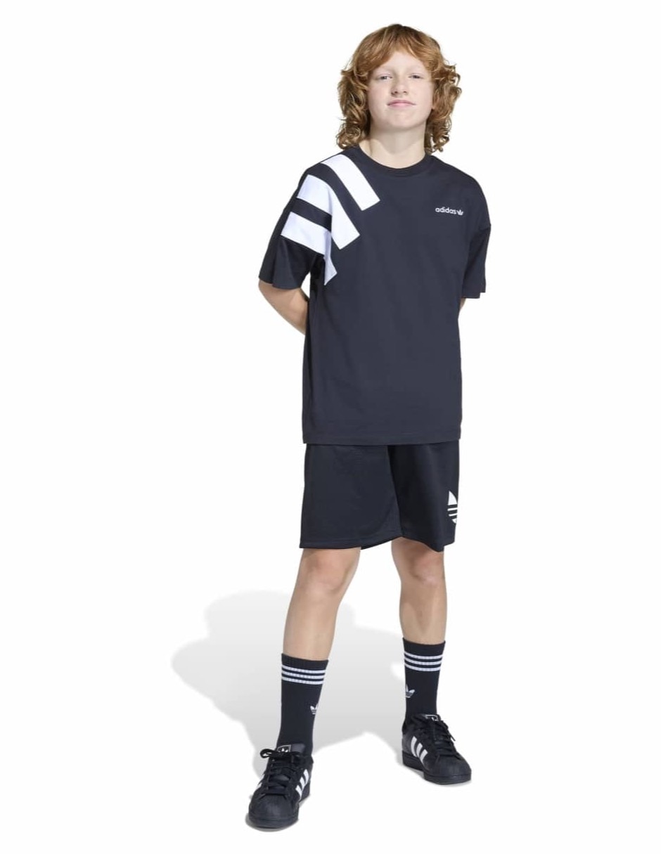 Playera Adidas Originals Lo Blocked Tee manga corta para niño