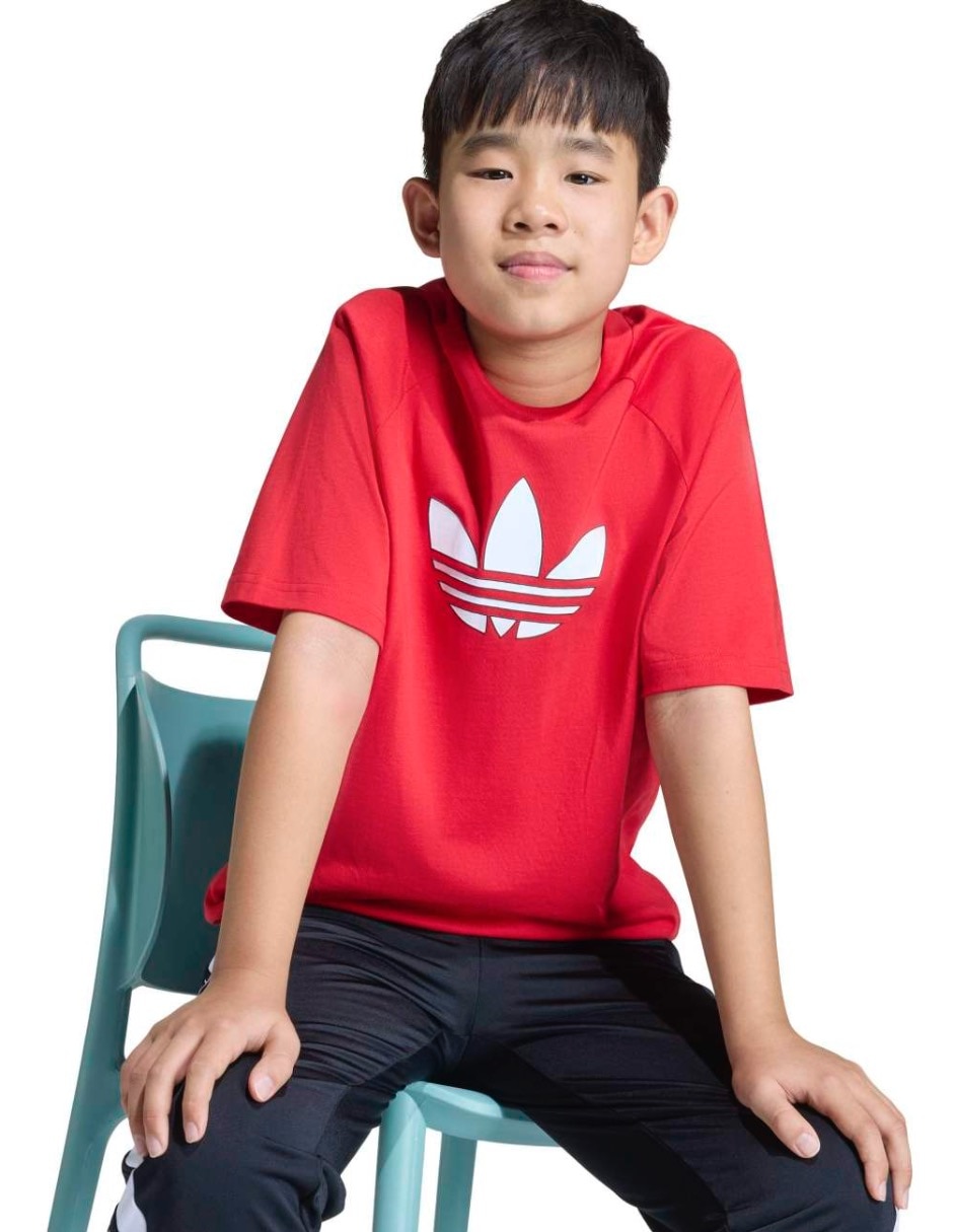 Playera Adidas Tr Lo Tee manga corta para niño