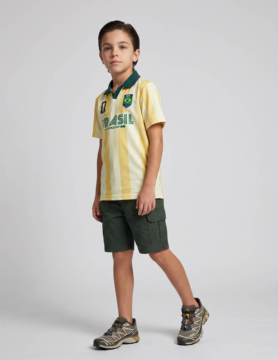 Playera manga corta para niño Playera manga corta para niño