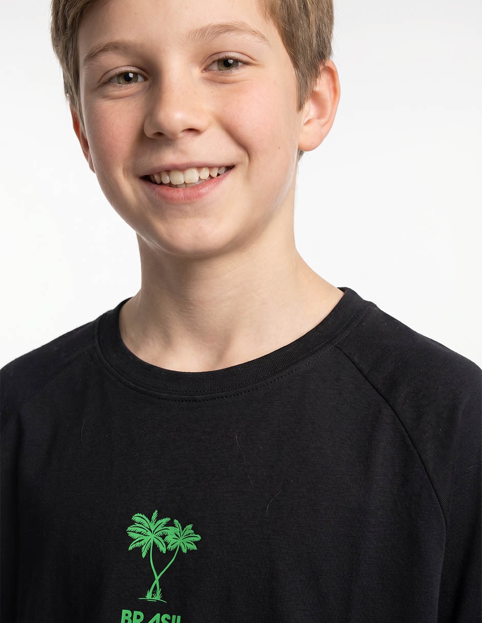 Playera Brasil World Cup 2026 manga corta para niño 3