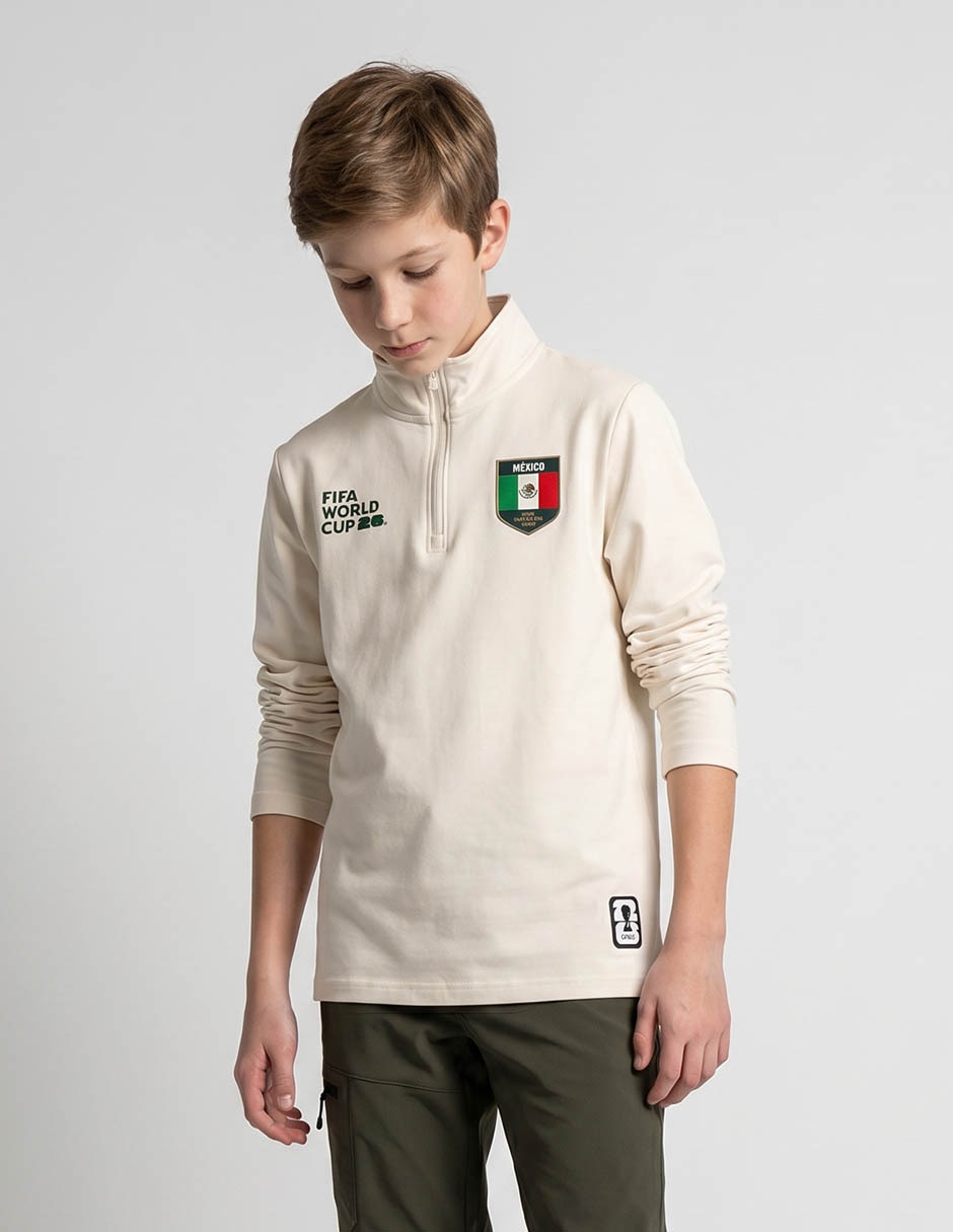 Playera Fifa México World Cup 2026 manga larga para niño