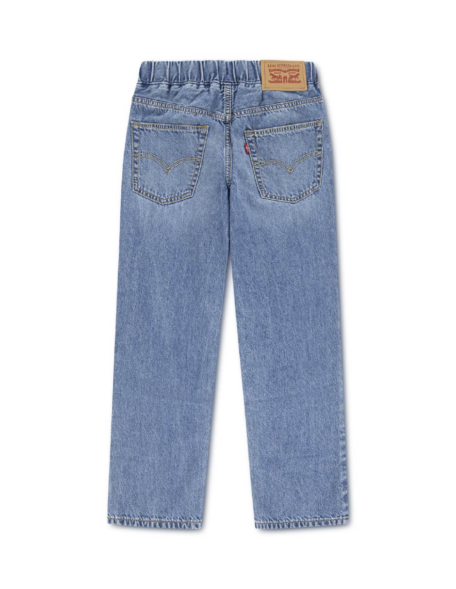 Jeans regular levi's lavado stone wash para niño