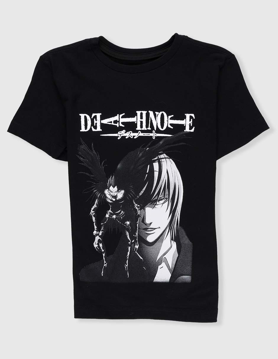 Playera Diferentes Personajes Death Note manga corta para niño 5