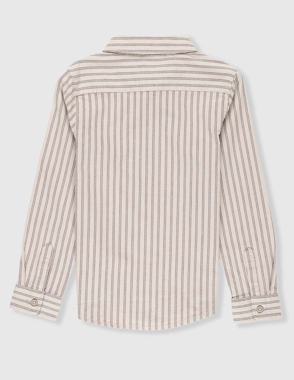 Camisa casual name it de algodón manga larga para niño