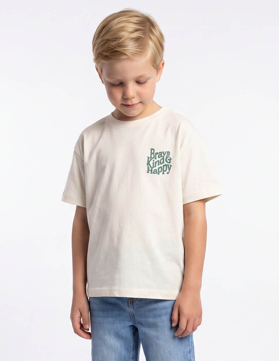 Playera manga corta para niño Playera manga corta para niño