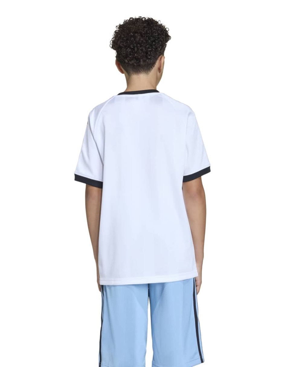 Playera adidas originals lo tee manga corta para niño