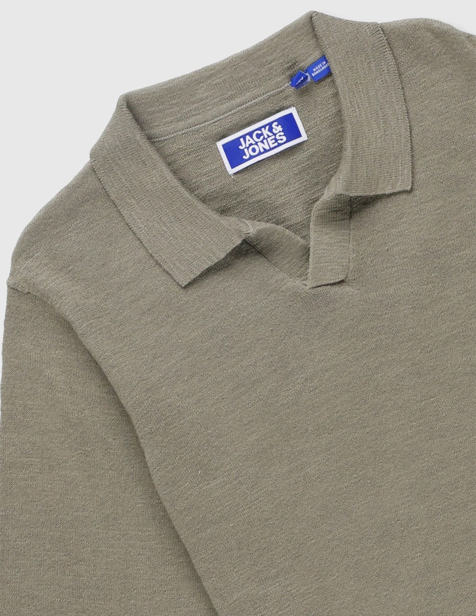 Playera tipo polo de algodón para niño 3