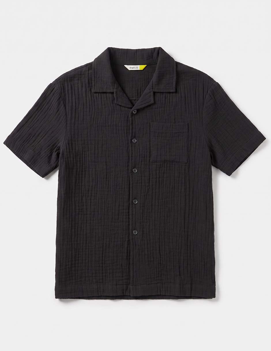 Camisa casual manga corta para niño