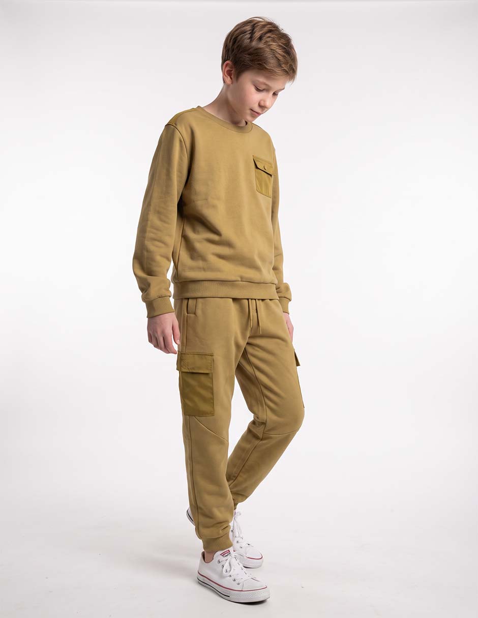 Conjunto pants capri de algodón para Niño Conjunto pants capri de algodón para Niño