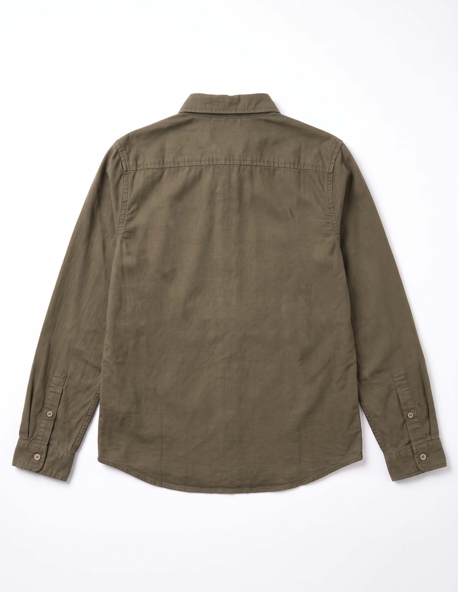 Camisa casual manga larga para niño 4