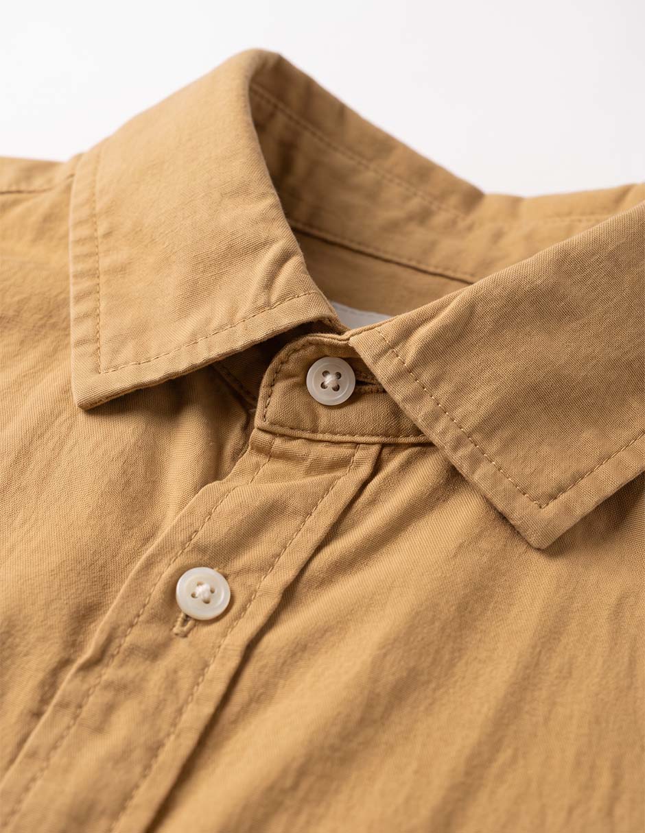 Camisa casual de algodón manga larga para niño 4