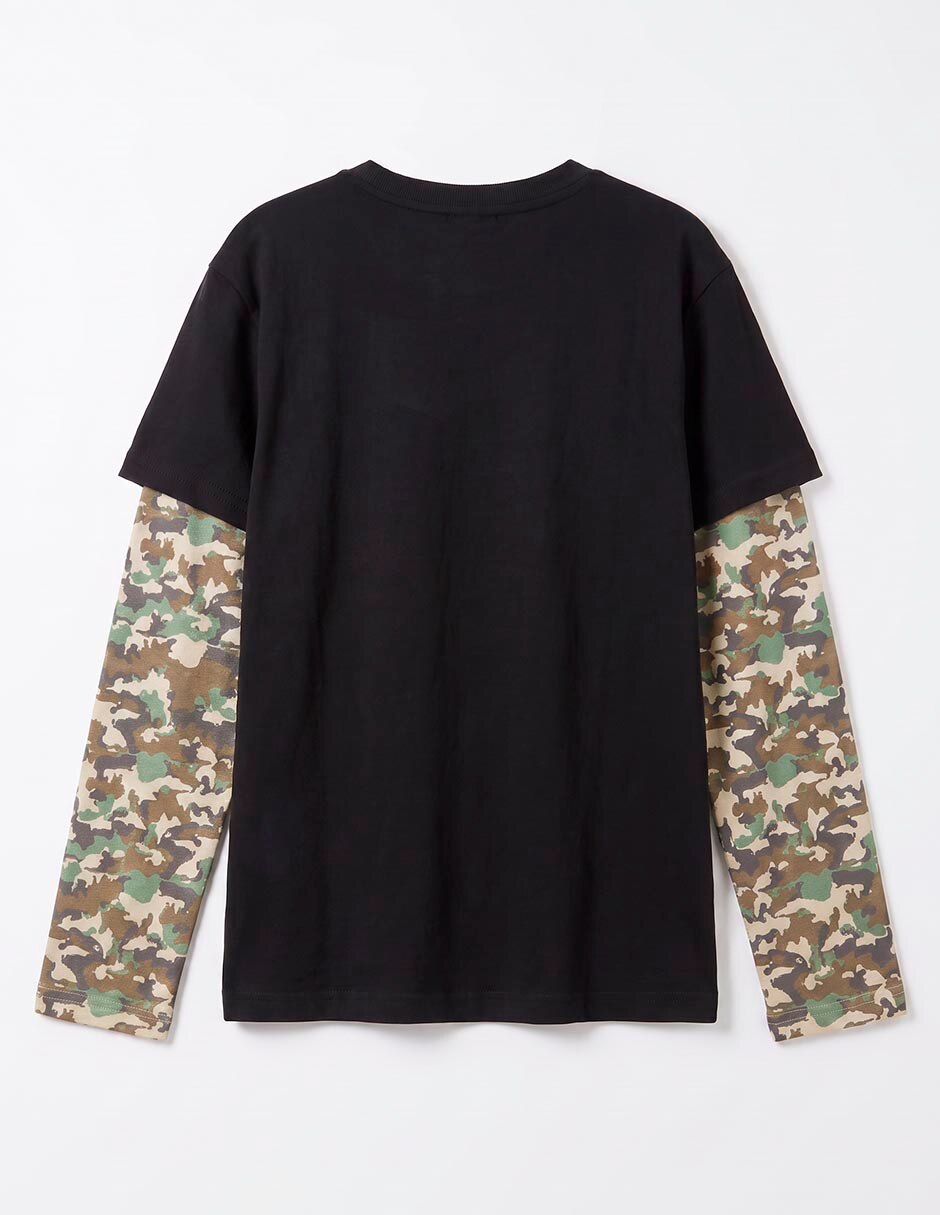 Playera manga larga para niño 3