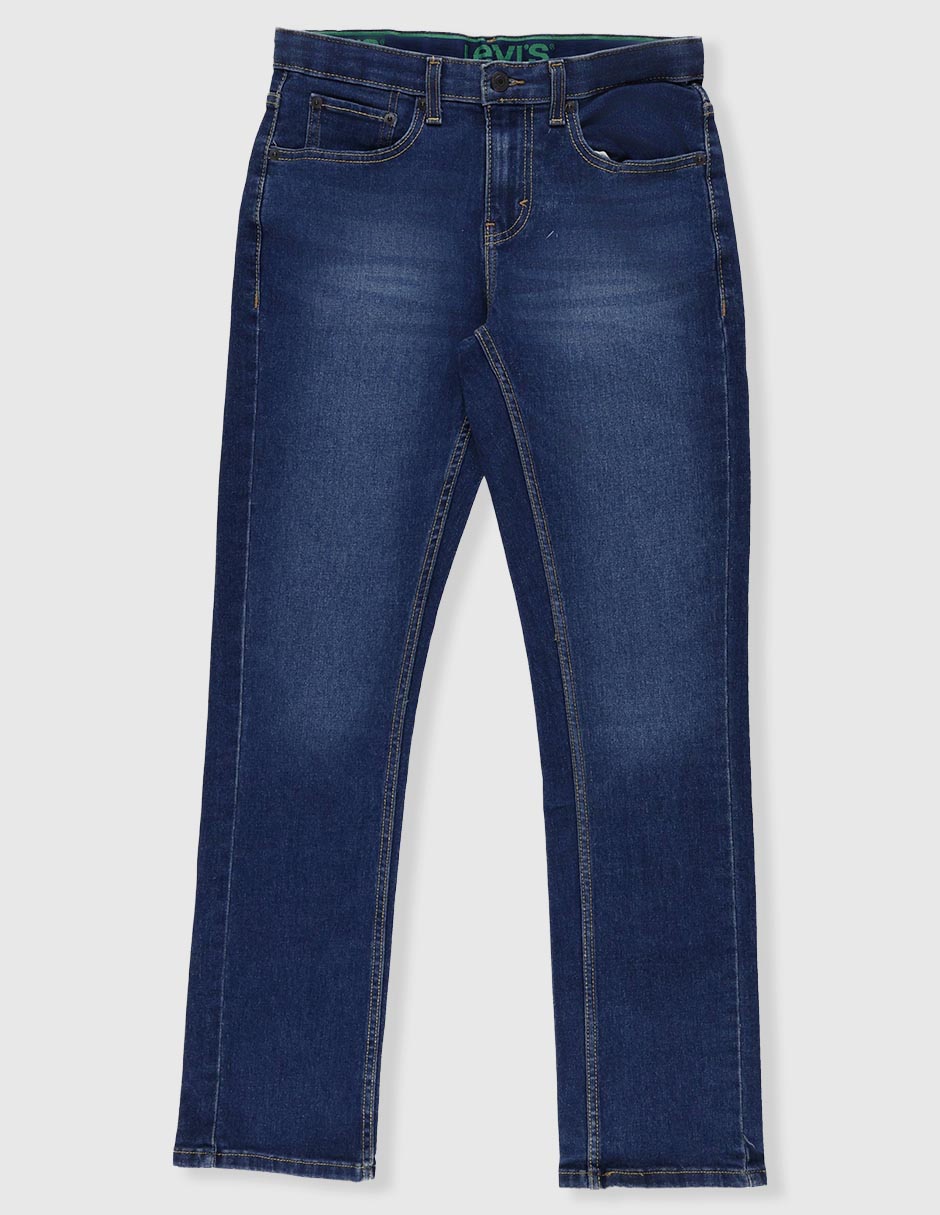 Jeans straight Levi's lavado obscuro para niño
