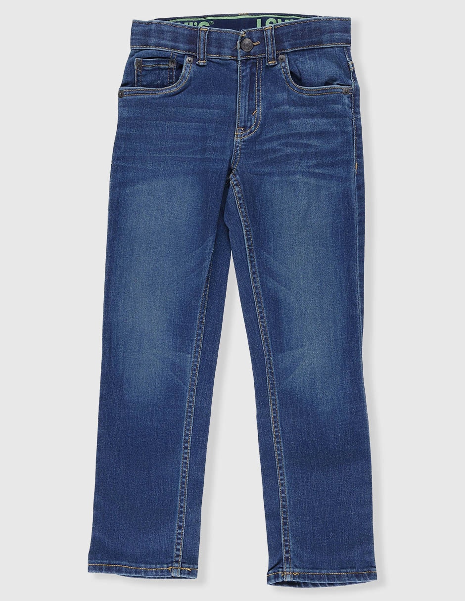 Jeans straight Levi's lavado medio para niño