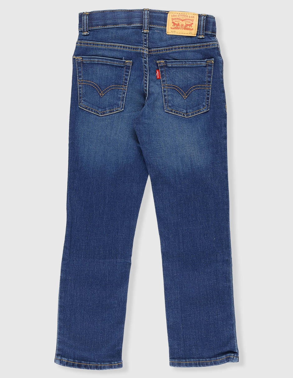 Jeans straight Levi's lavado medio para niño