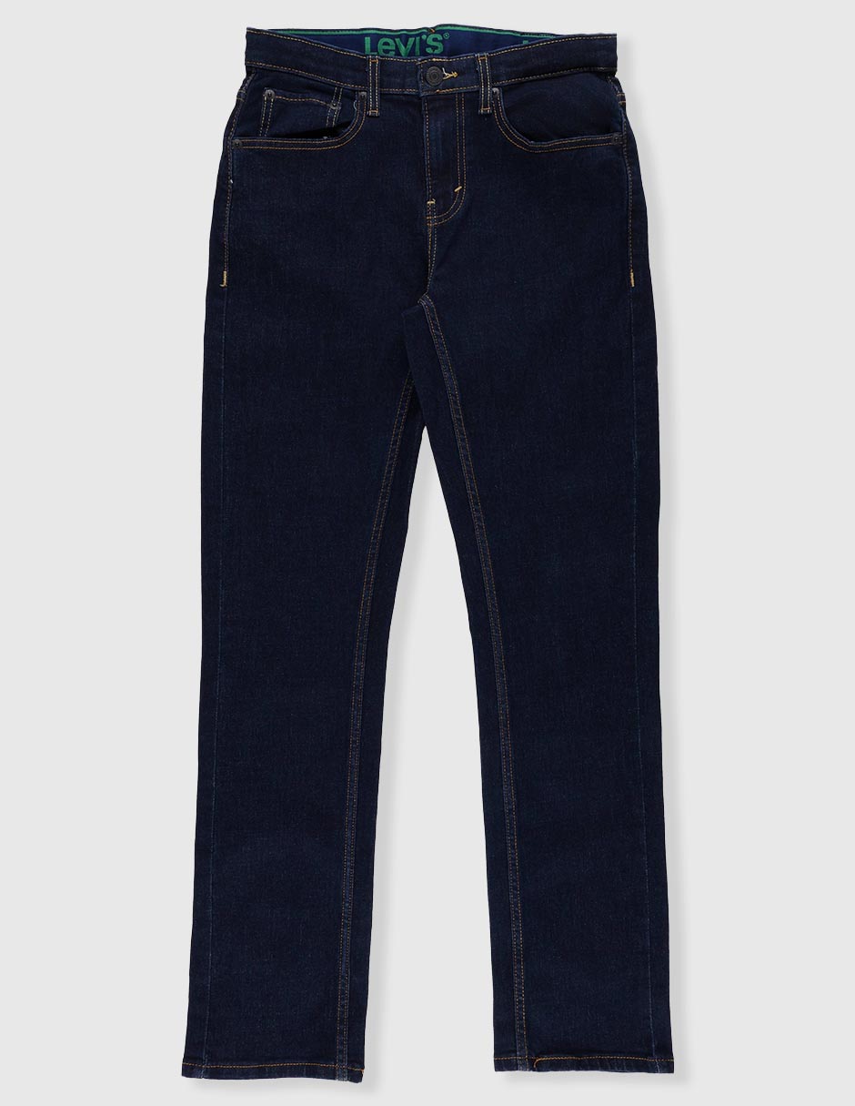 Jeans slim Levi's lavado obscuro para niño