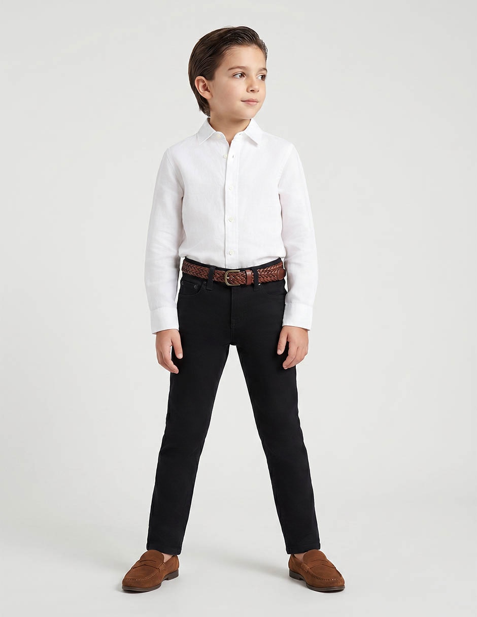 Jeans slim Levi´s lavado obscuro para niño