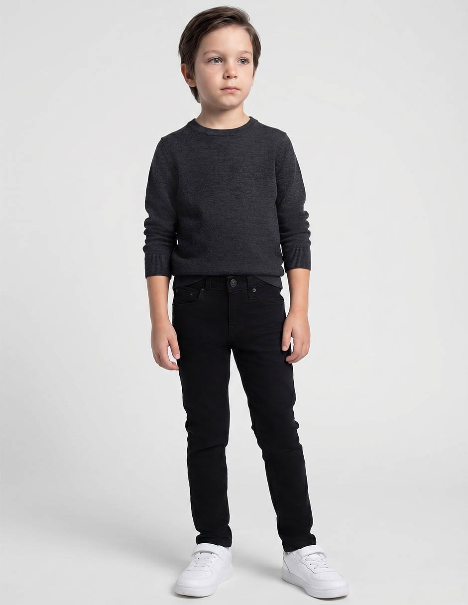 Jeans skinny Levi's lavado obscuro para niño