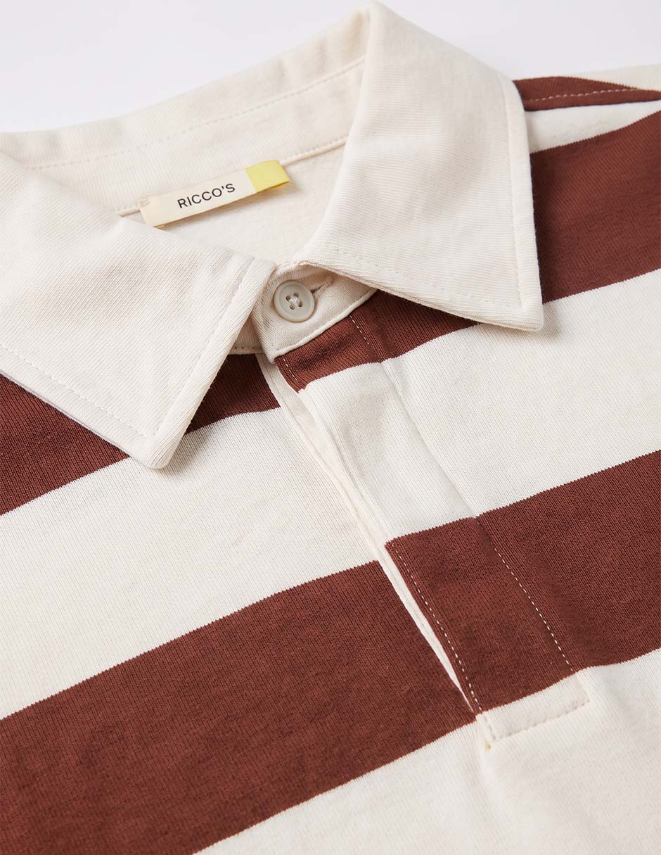 Playera tipo polo de algodón para niño 3