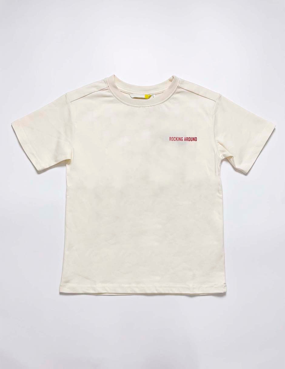 Playera navideña manga corta para niño Playera navideña manga corta para niño