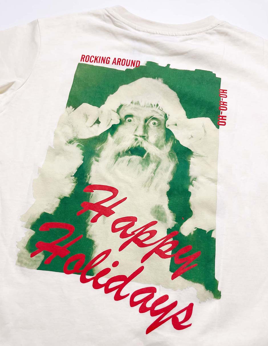 Playera navideña manga corta para niño 4