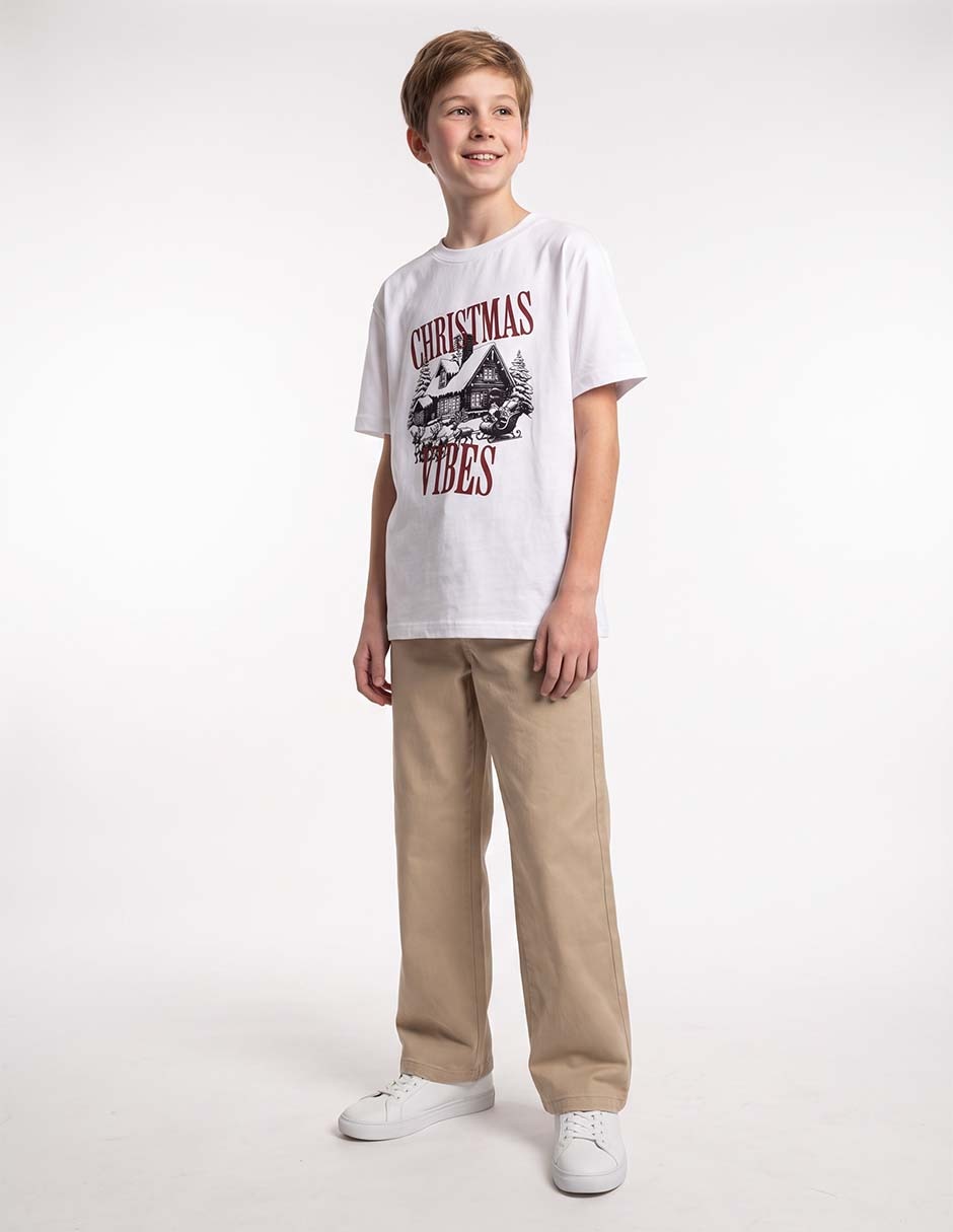 Playera manga corta para niño Playera manga corta para niño