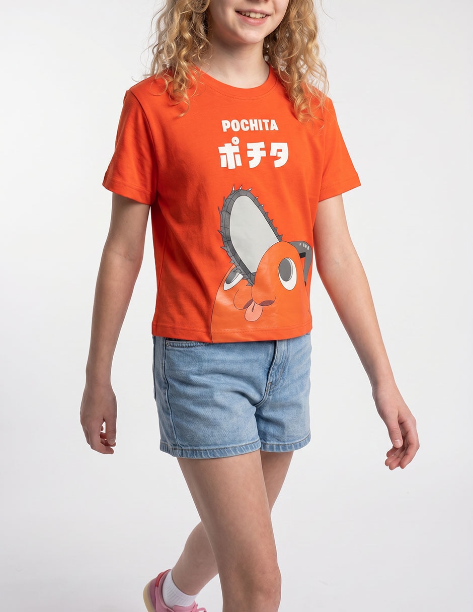 Chainsaw Man PLAYERA LICENCIA manga Regular para Niño 4