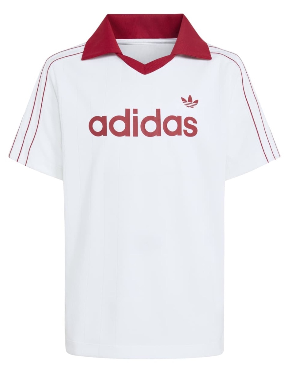 Playera adidas originals lo polo tee manga corta para niño