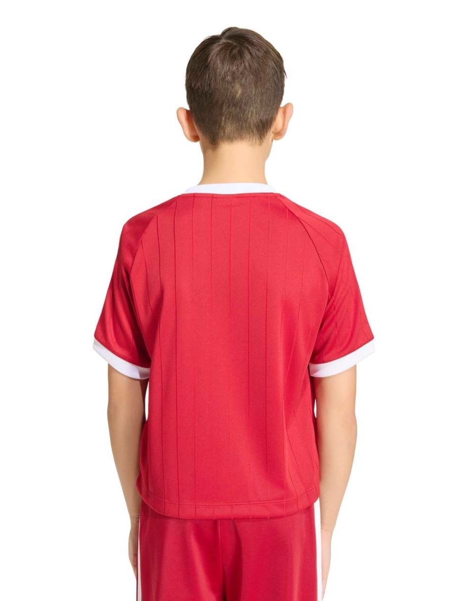 Playera adidas originals cr tee manga corta para niño