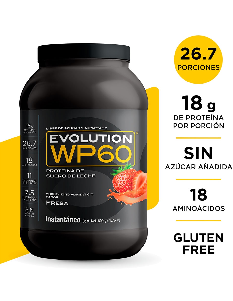 Proteína sabor fresa de 800 g 4
