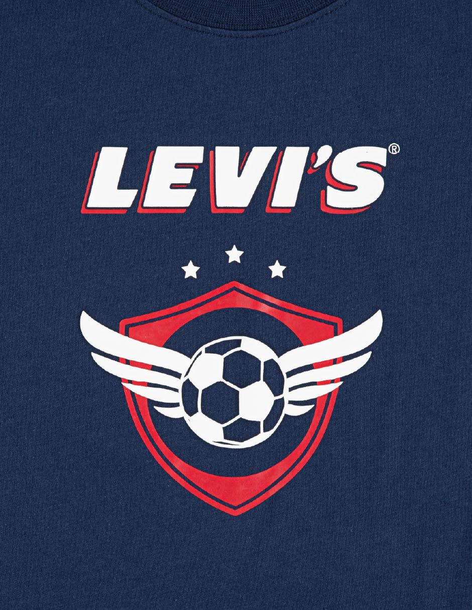 Playera levi's manga corta para niño