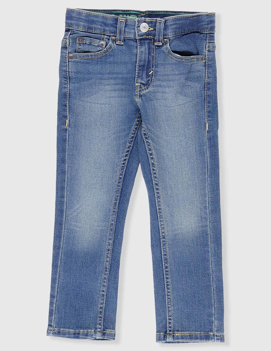 Jeans straight Levi's lavado stone wash para niño