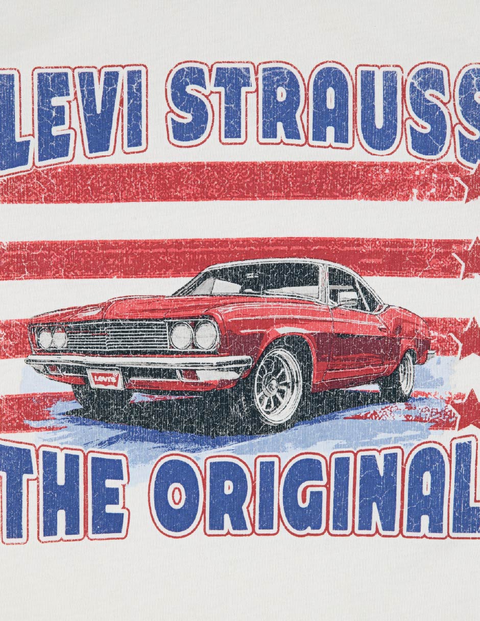 Playera levi's manga corta para niño