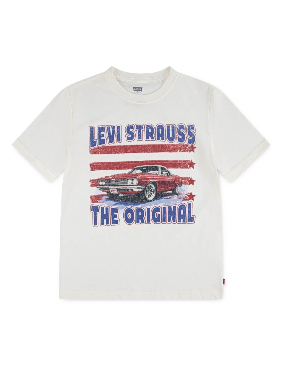Playera levi's manga corta para niño