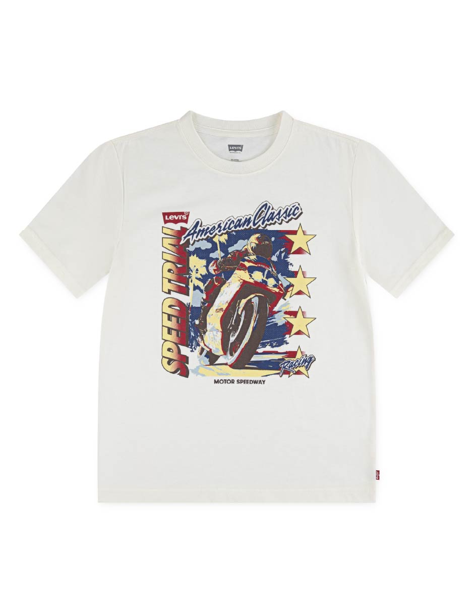 Playera manga corta para niño