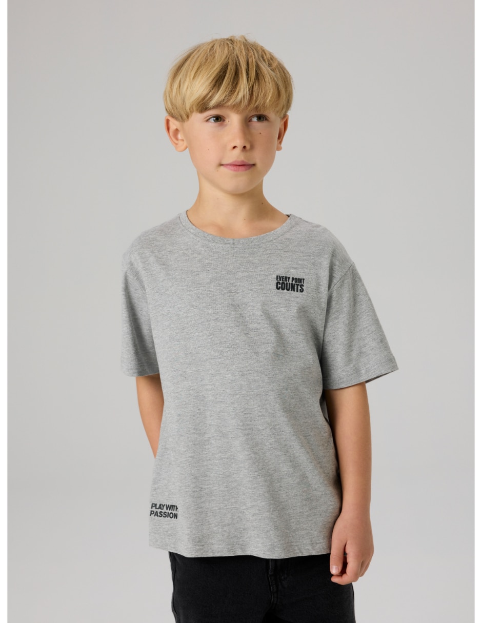 Playera manga corta para niño