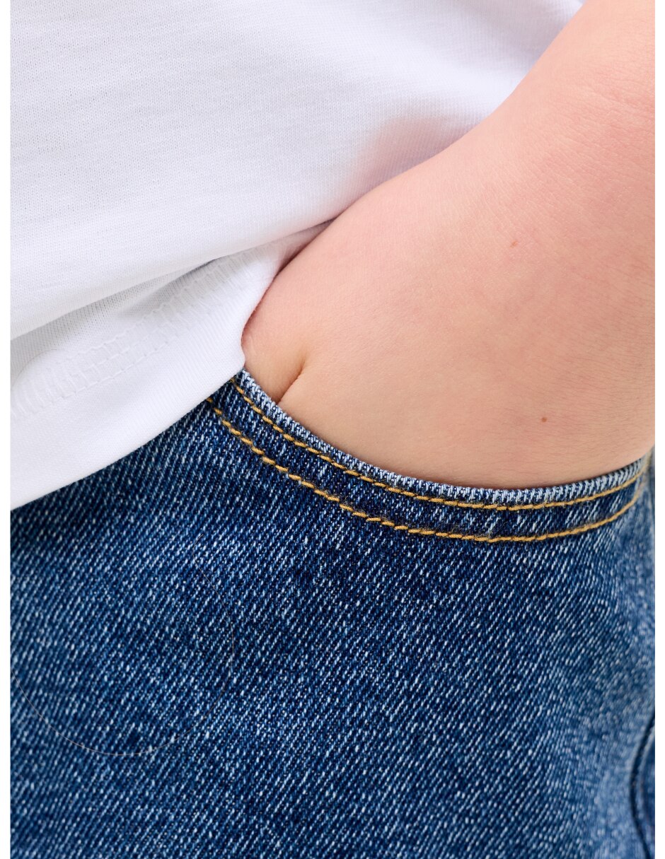 Jeans relajado lavado stone wash para niño 4