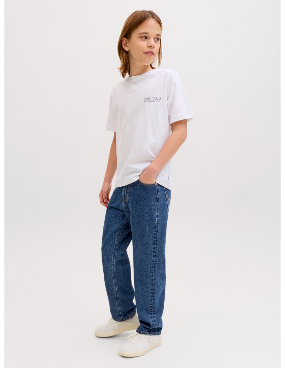 Jeans relajado lavado stone wash para niño 2