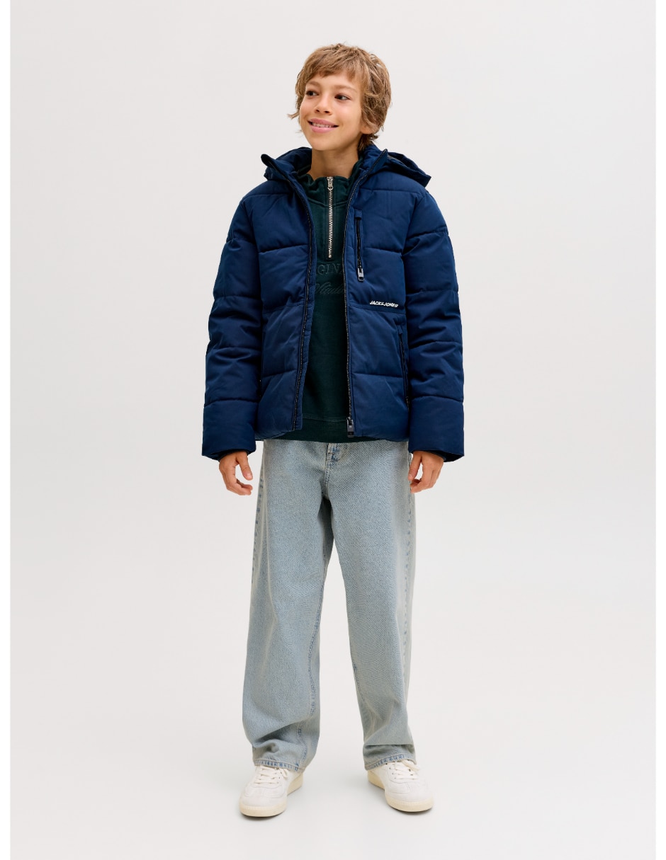 Jeans baggy lavado stone wash para niño 5