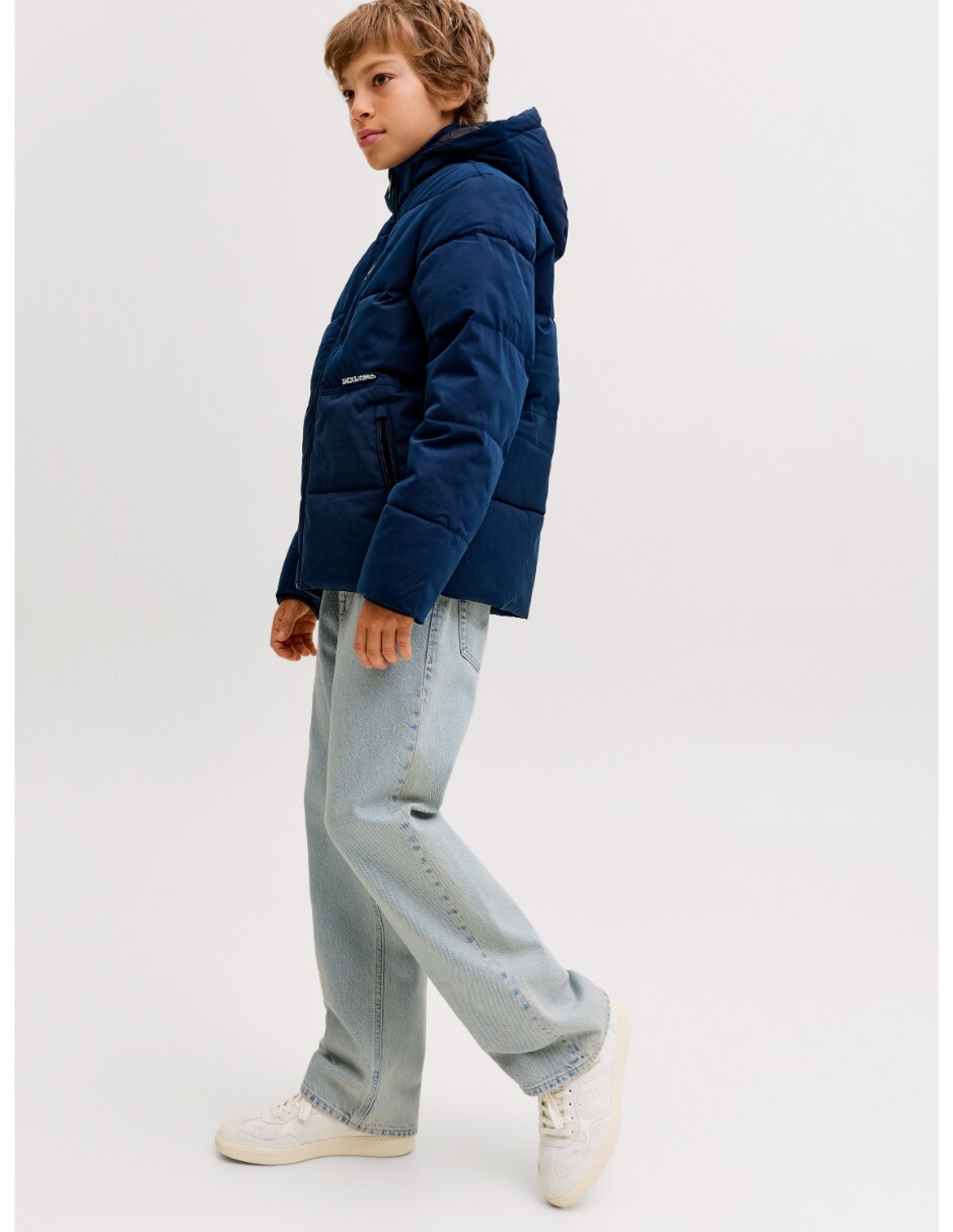 Jeans baggy lavado stone wash para niño 3