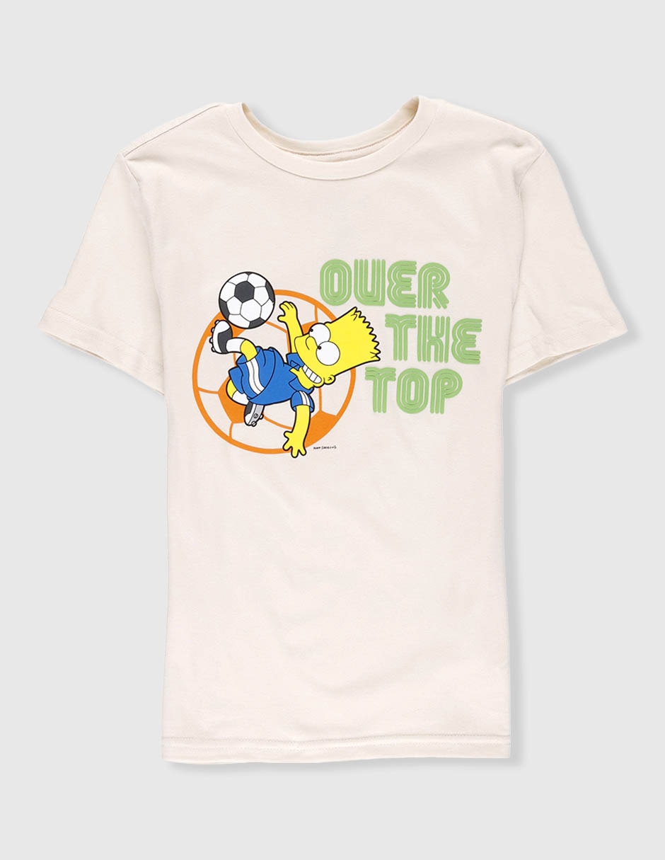 Playera Bart Simpson manga corta para niño 2