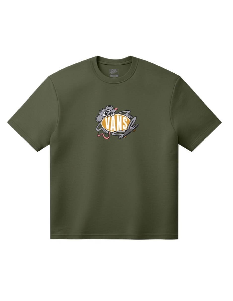 Playera Rad Rodent Vans manga corta para niño 4