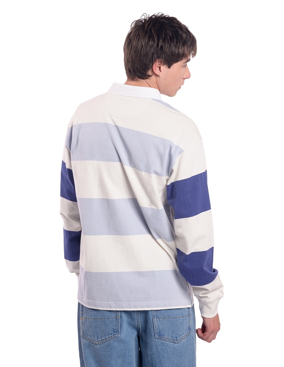 Playera Vans Excepcion Rugby Stripe Knit Vans manga corta para niño